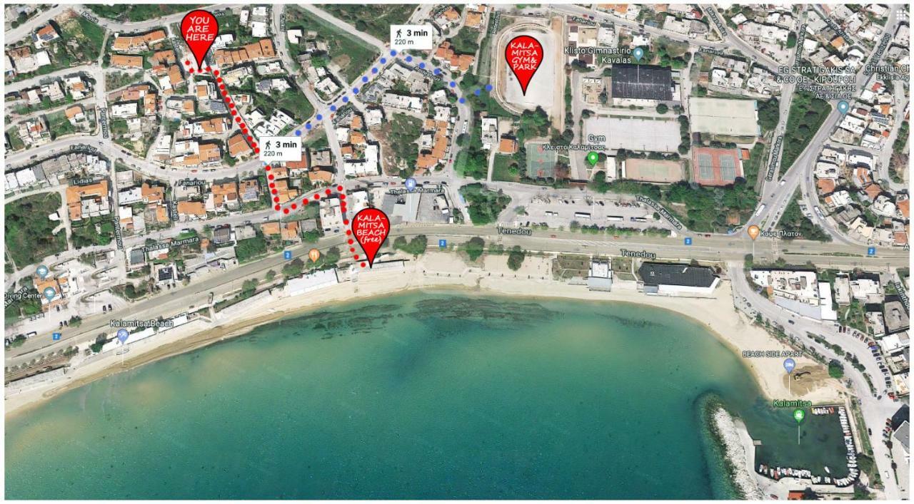 Sea Breeze Boutique Apartment Kavála ภายนอก รูปภาพ